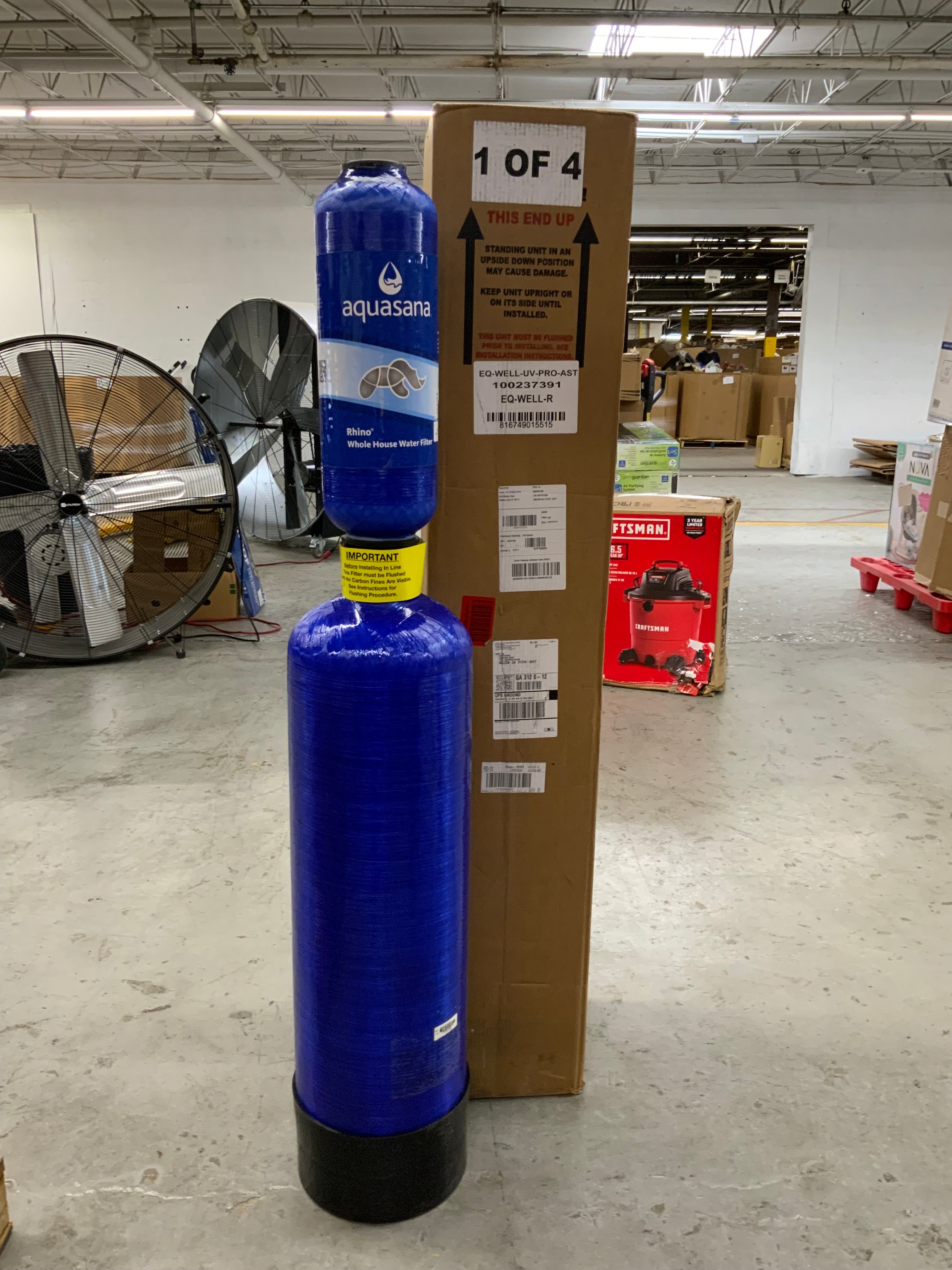 Aquasana Well Water Filter System Rhino Replacement Tank #EQ-WELL-R (8095784665326)
